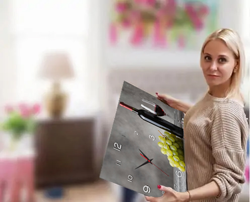 Картины с часами