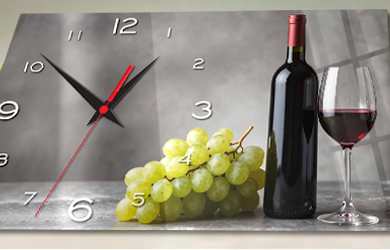 Картины с часами