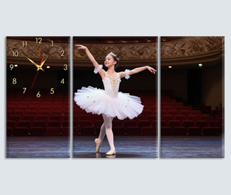 часы с фотографией город