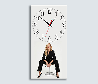 стеклянные часы с фотографией