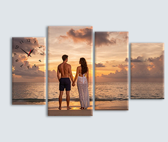 часы с фотографией природа