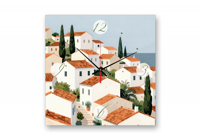 картина с часами