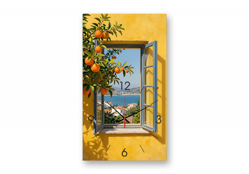 картина с часами