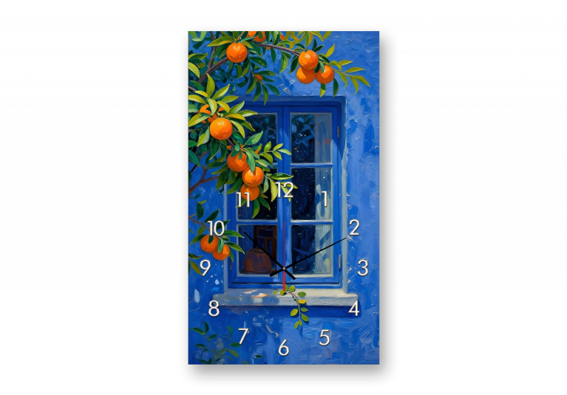картина с часами