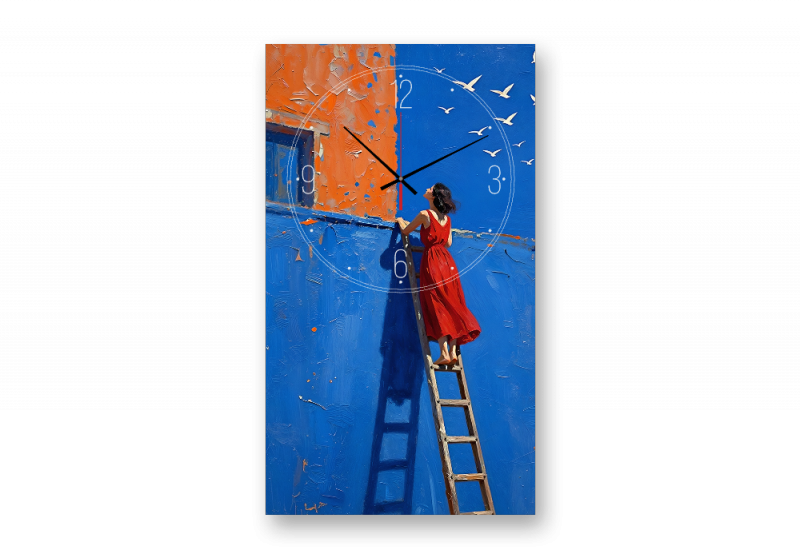 картина с часами