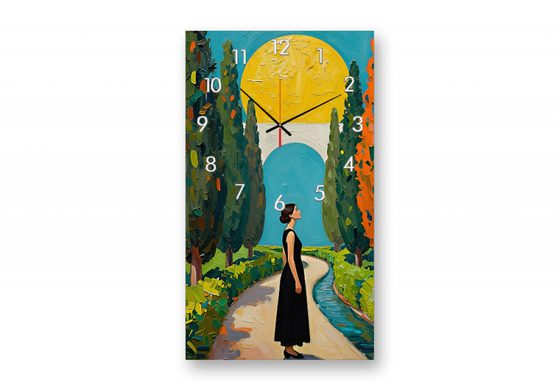 картина с часами