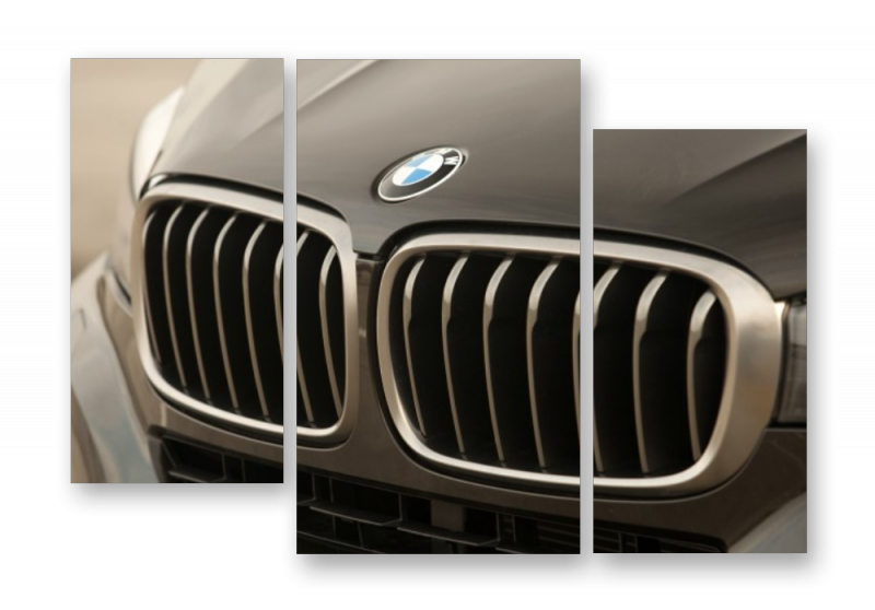 модульная картина Авто. Bmw решетка
