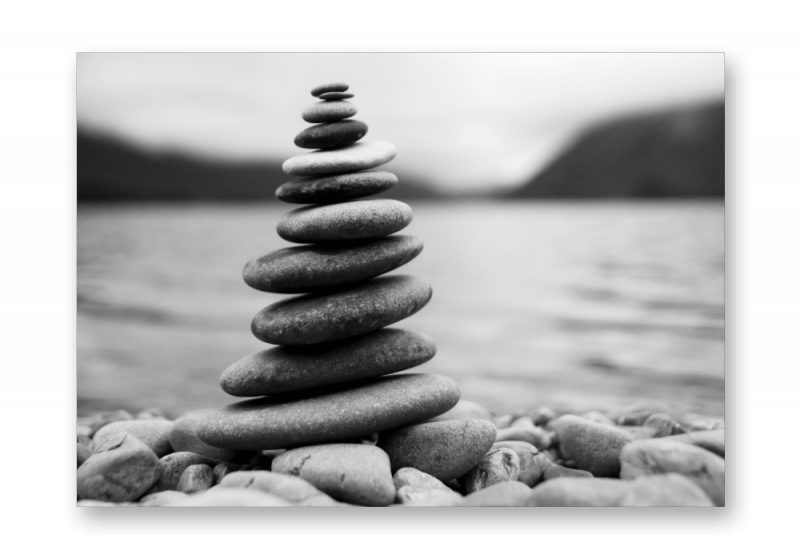 модульная картина Природа. Башня камней