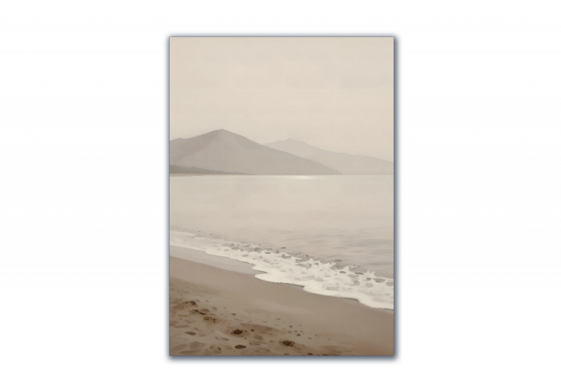 модульная картина Живопись. Пастельный прибой