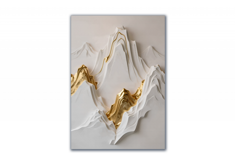 модульная картина Арт Постеры. Золотые горы-2