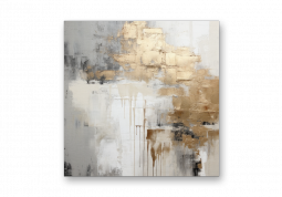 модульная картина Абстракция. Серое ЗОЛОТО-2