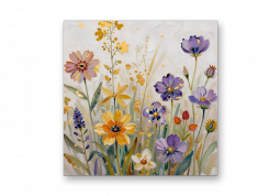 модульная картина Цветы. Полевые фиалки