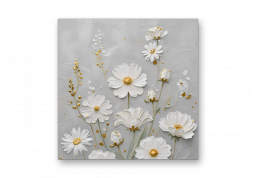 модульная картина Цветы. Белые ромашки