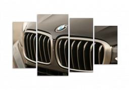 модульная картина Авто. Bmw решетка