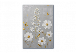 модульная картина Цветы. Белые ромашки-2