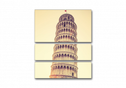 модульная картина Город. Италия Пизанская башня 